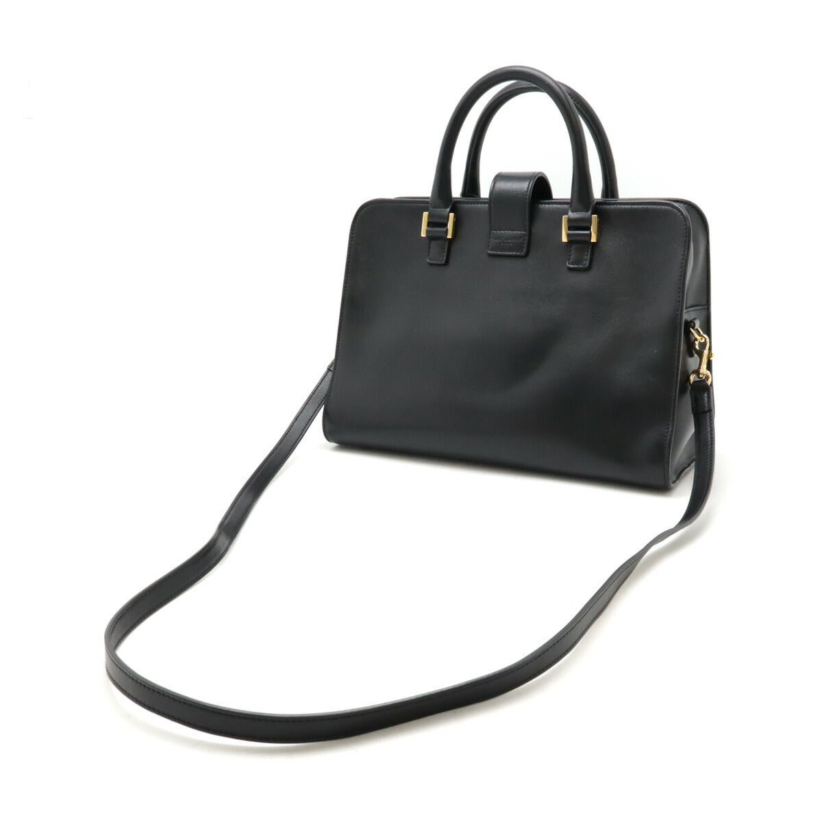 Yves Saint Laurent Leather Small Cabas Handbag 2WAY 568850