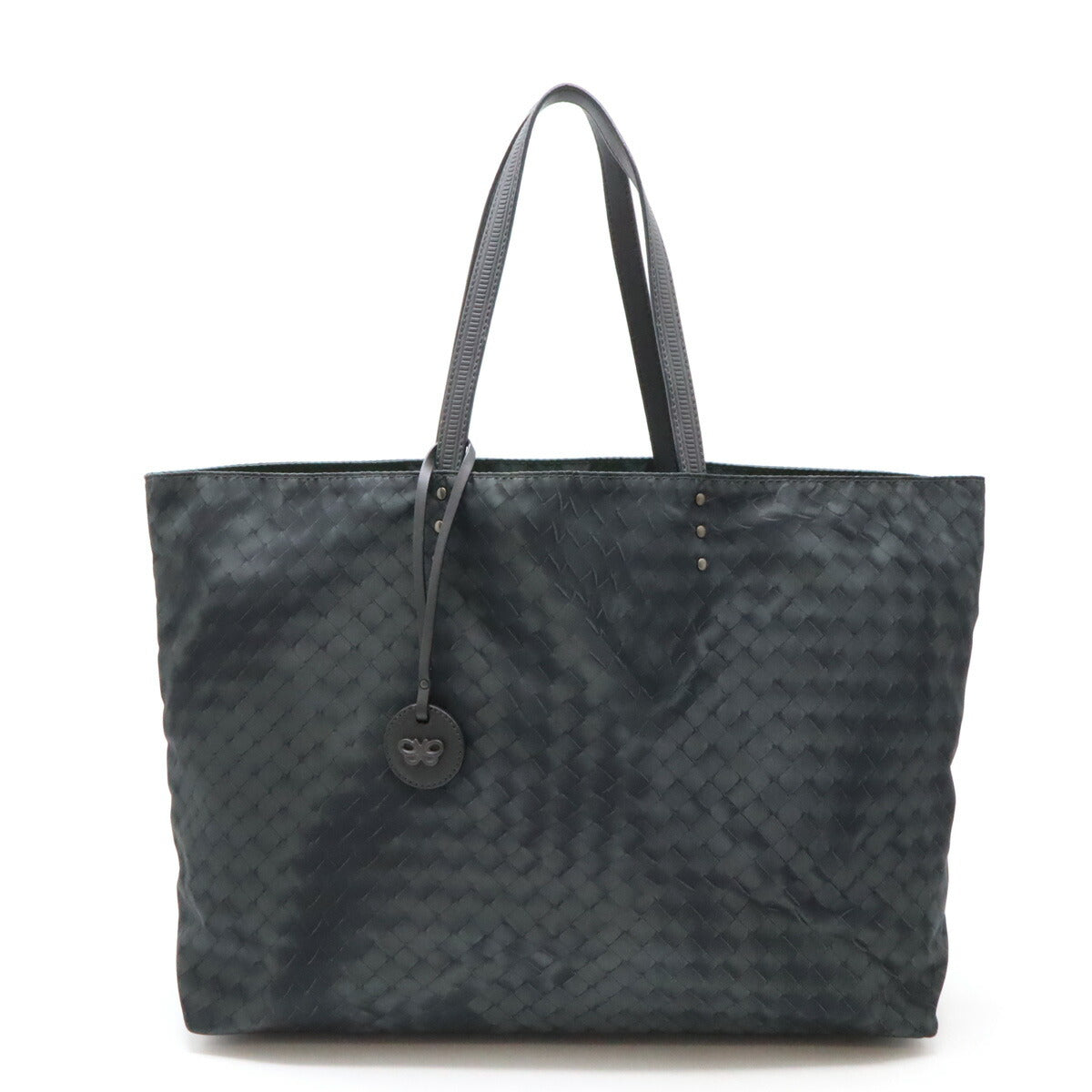 Bottega Veneta Intreccio Nylon/Leather Tote Bag in Great Condition