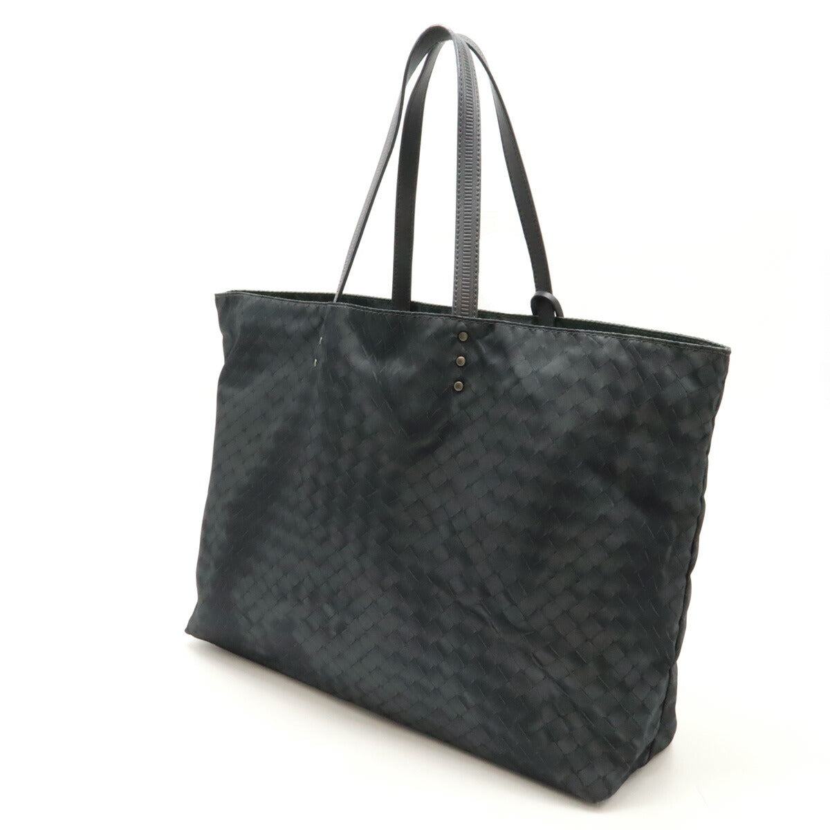 Bottega Veneta Intreccio Nylon/Leather Tote Bag in Great Condition