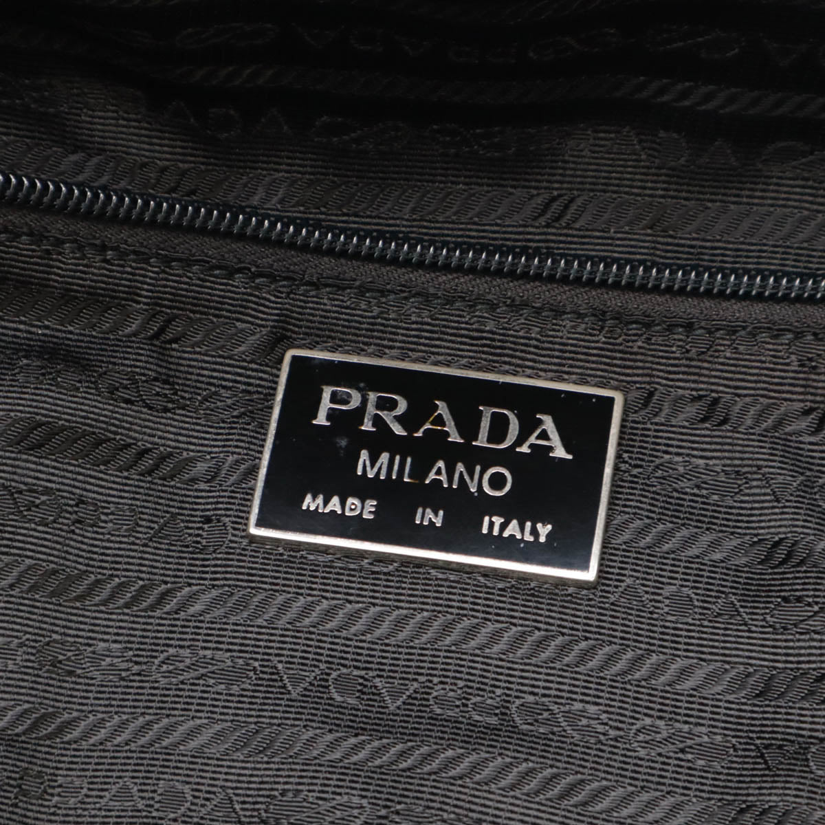 Prada Nylon/Leather Boston Travel Bag Black in Very Good Condition