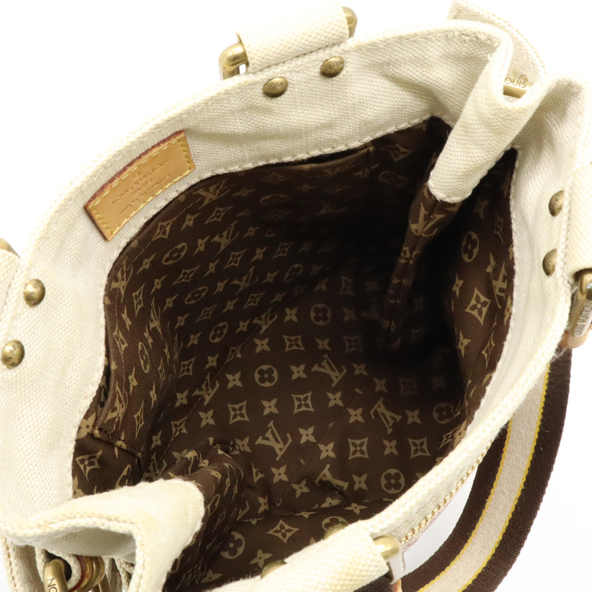 Louis Vuitton Cotton Canvas Cruise Line Tote Bag M95115