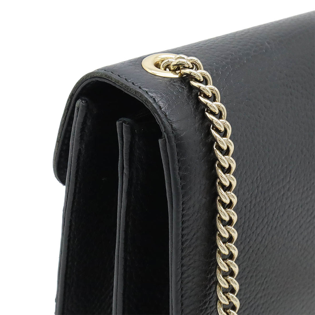 Gucci Leather Interlocking G Chain Shoulder Bag 510304