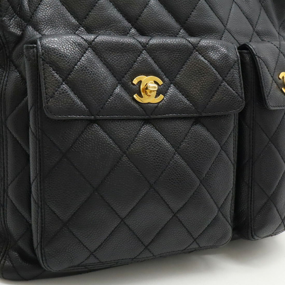 Chanel Caviar Matelasse Tote Bag in Very Good Condition