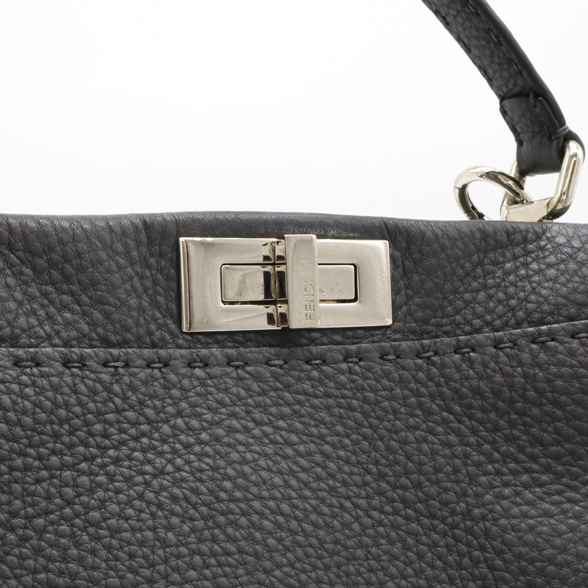 Fendi Peekaboo Large Leather Handbag 8BN210 in Pristine Condition