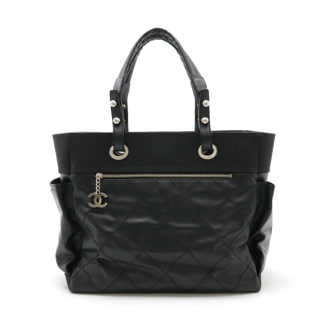 Chanel Paris Biarritz Tote GM Black in Great Condition