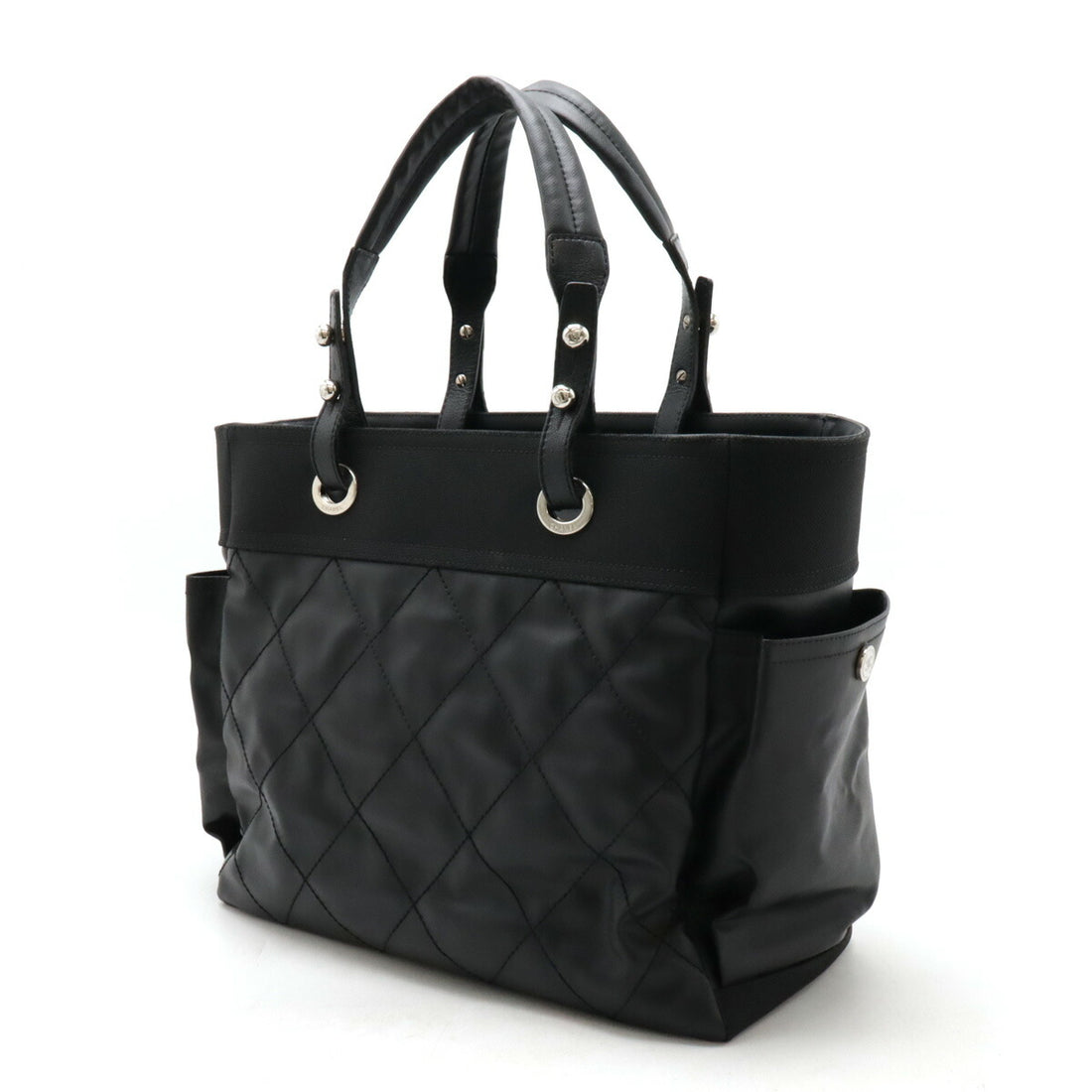 Chanel Paris Biarritz Tote GM Black in Great Condition