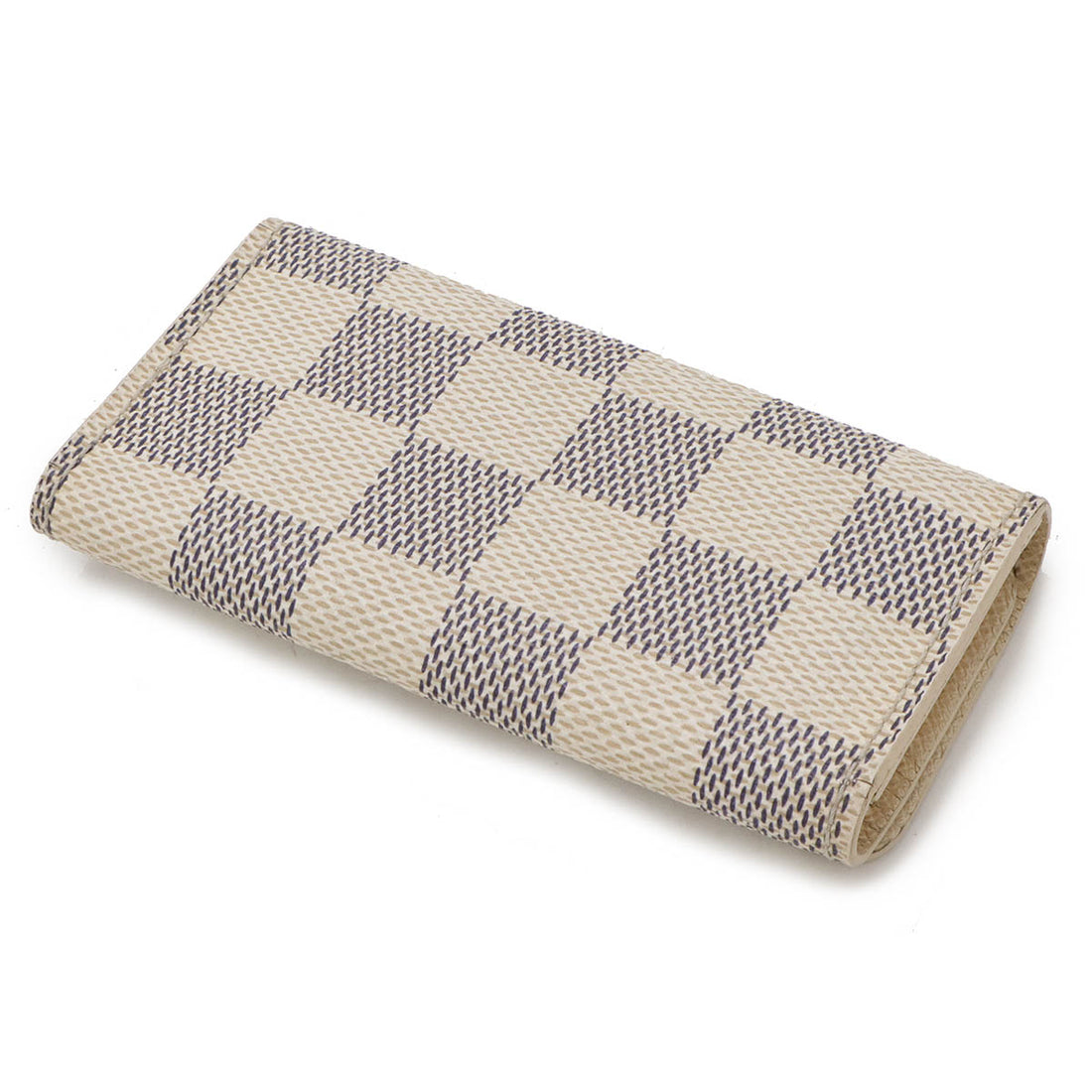 Louis Vuitton Damier Azur Key Case N60386 in Very Good Condition