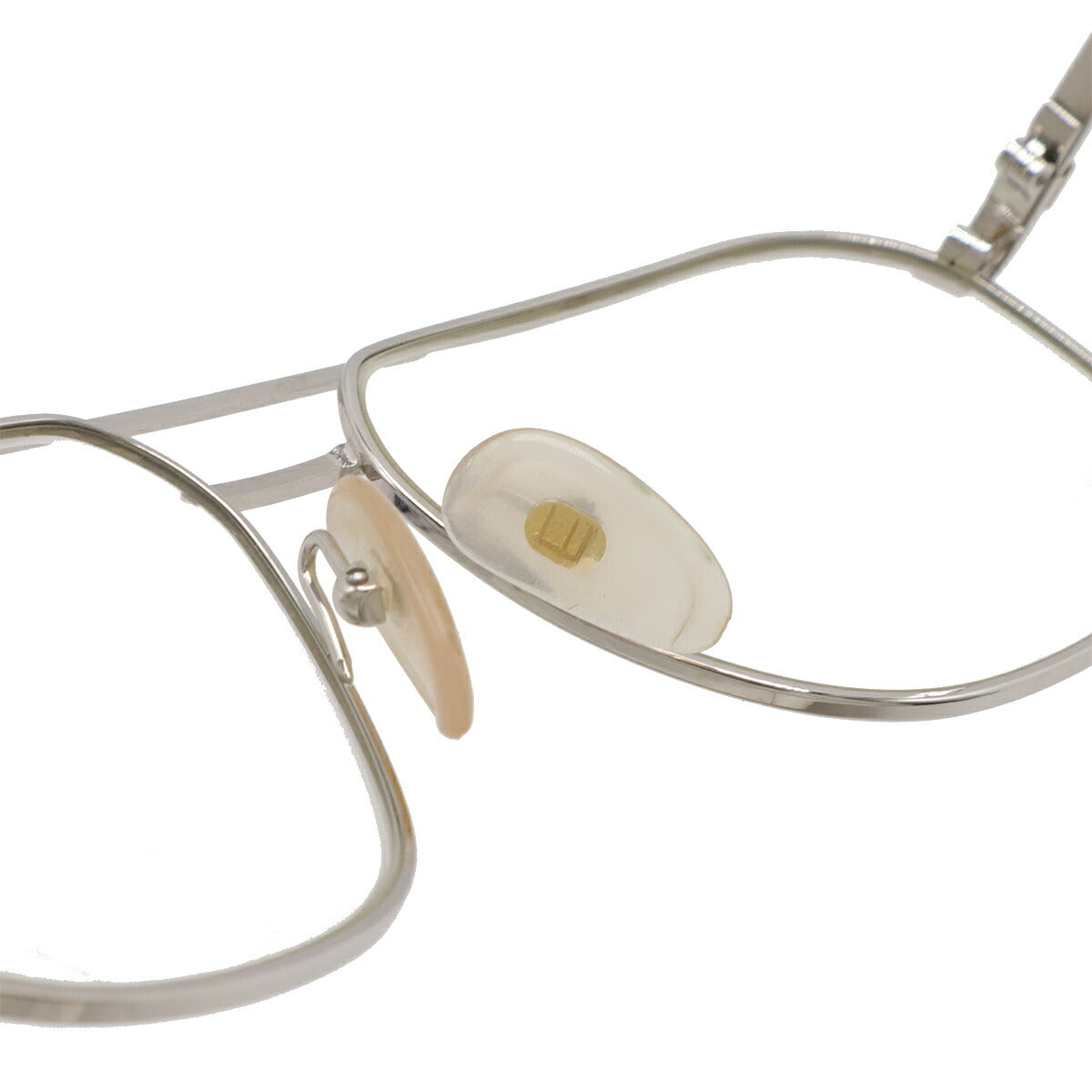 Dunhill Eyewear Pilot Frame Clear Silver Gold