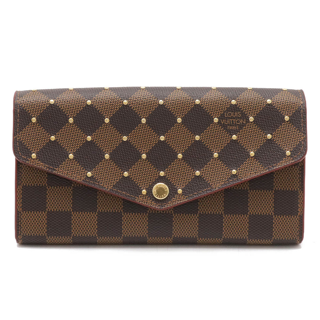 Louis Vuitton Damier Studded Long Wallet N60249 in Great Condition