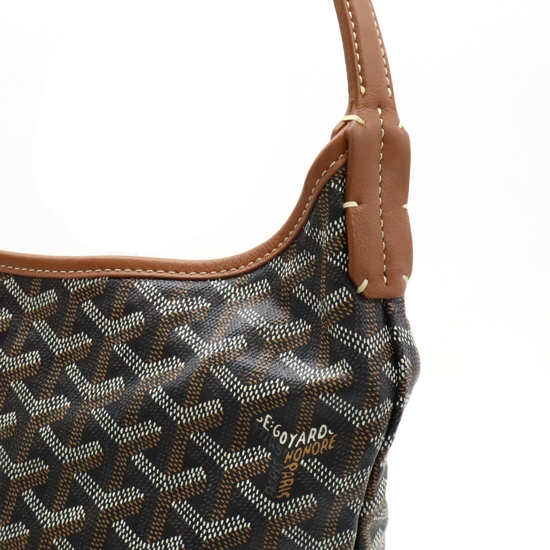 Goyard Boheme Hobo Bag PM Coated Canvas/Leather Shoulder Bag in Great Condition