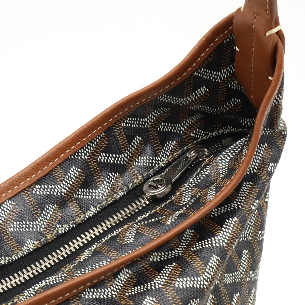 Goyard Boheme Hobo Bag PM Coated Canvas Leather