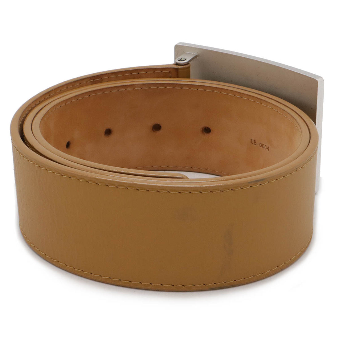 Louis Vuitton Leather Belt M6815V in Very Good Condition