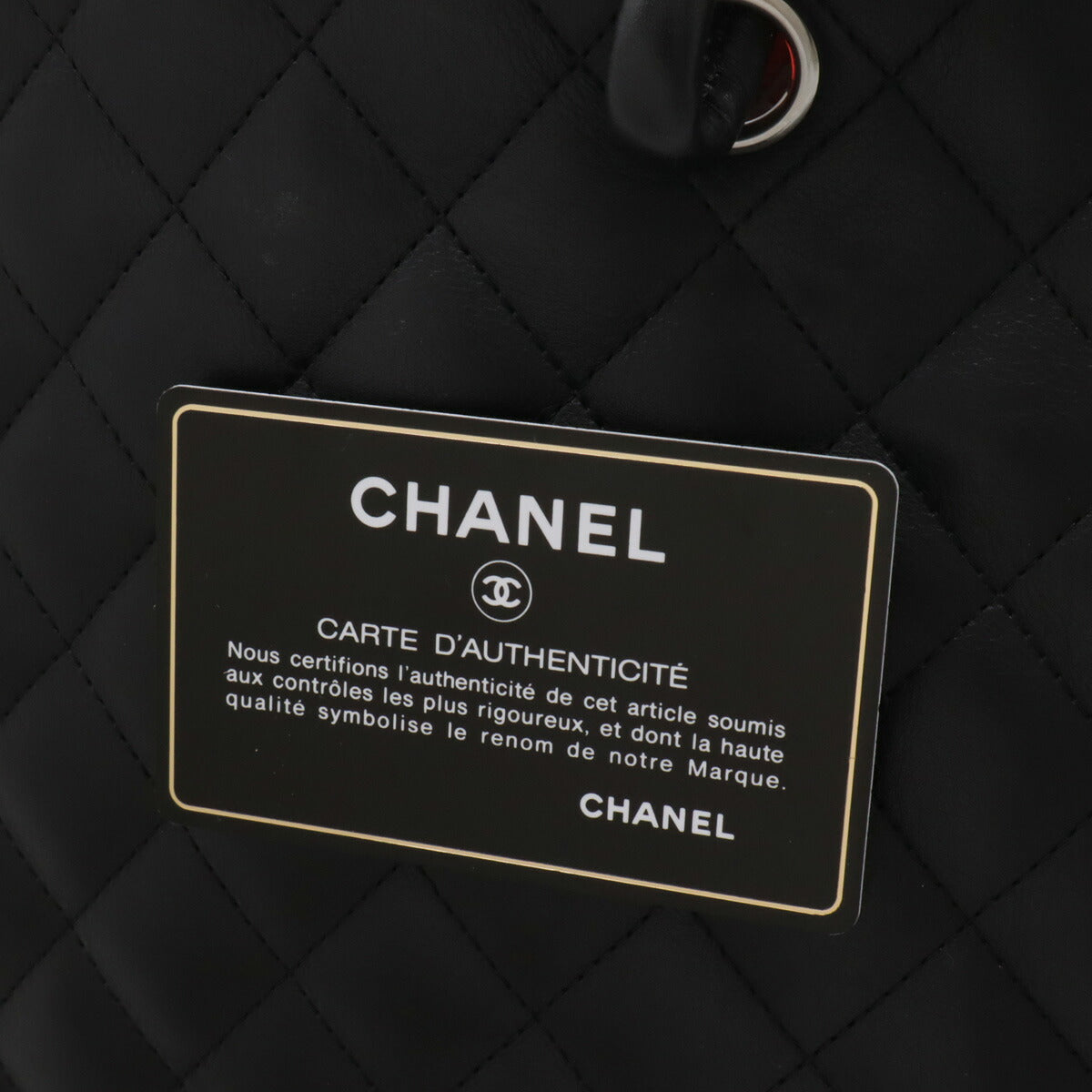 Chanel Cambon Line Coco Mark Large Tote Bag