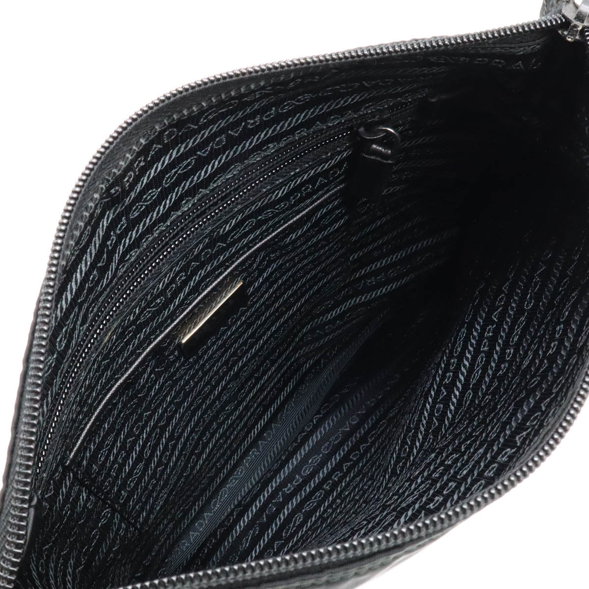 Prada Nylon/Leather Shoulder Bag BT0715