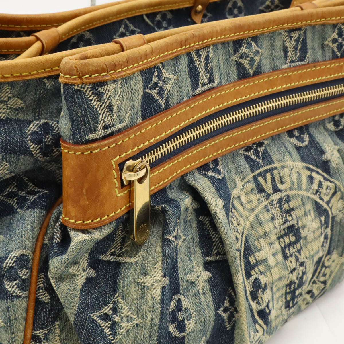 Louis Vuitton Monogram Denim Shoulder Bag M95334