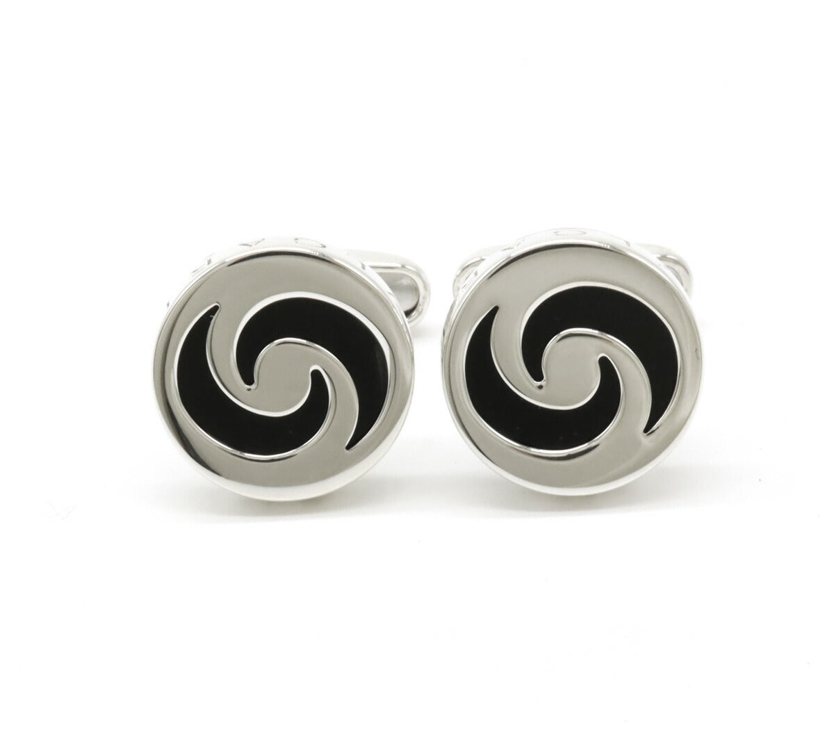 Bvlgari Allegra Onyx Cufflinks Silver