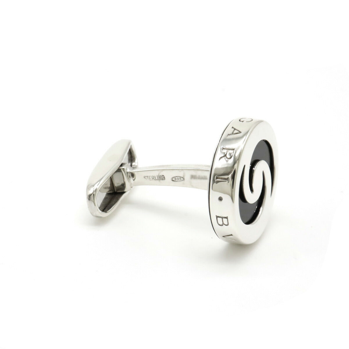 Bvlgari Allegra Onyx Cufflinks Silver