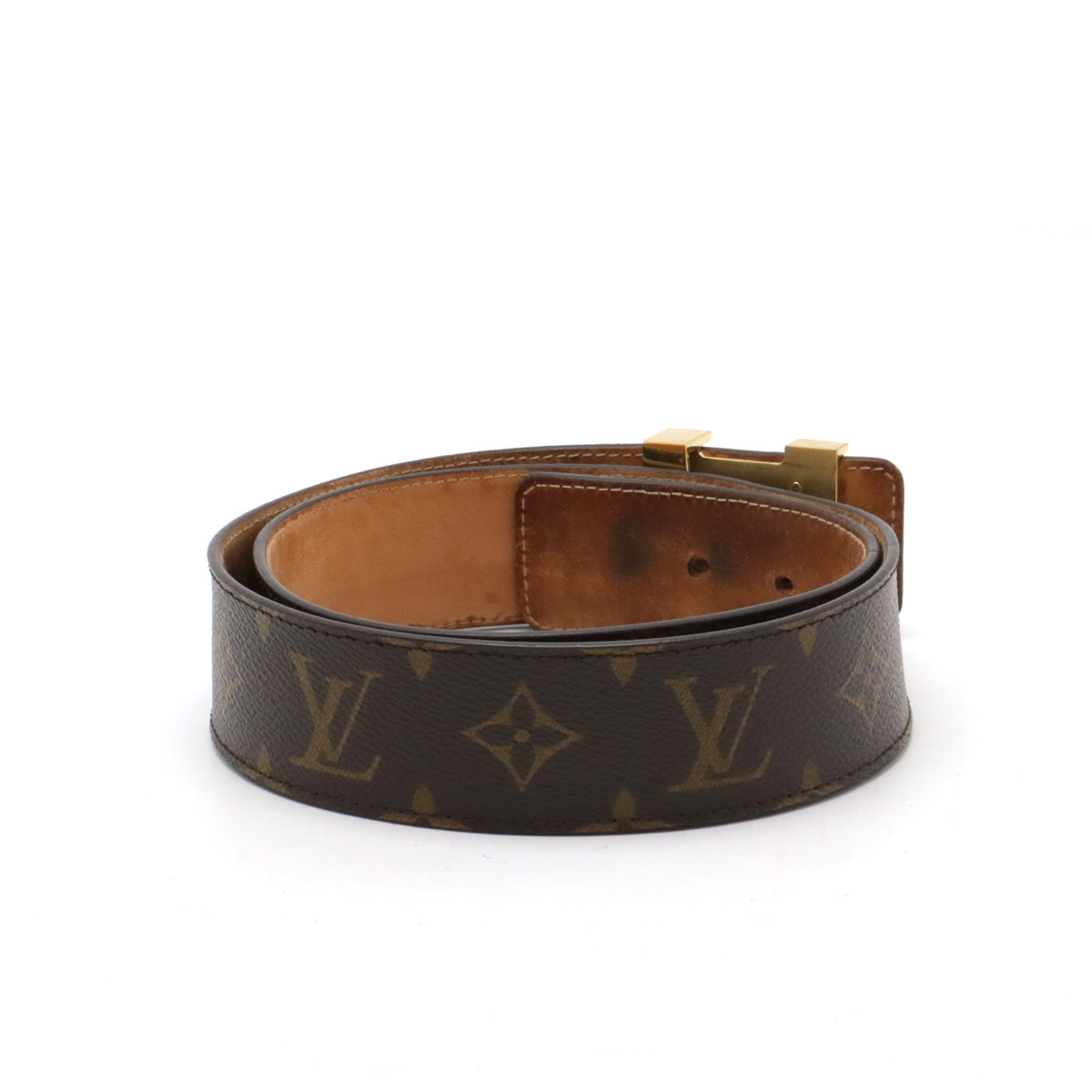 Louis Vuitton Monogram Initial LV Belt M9781W