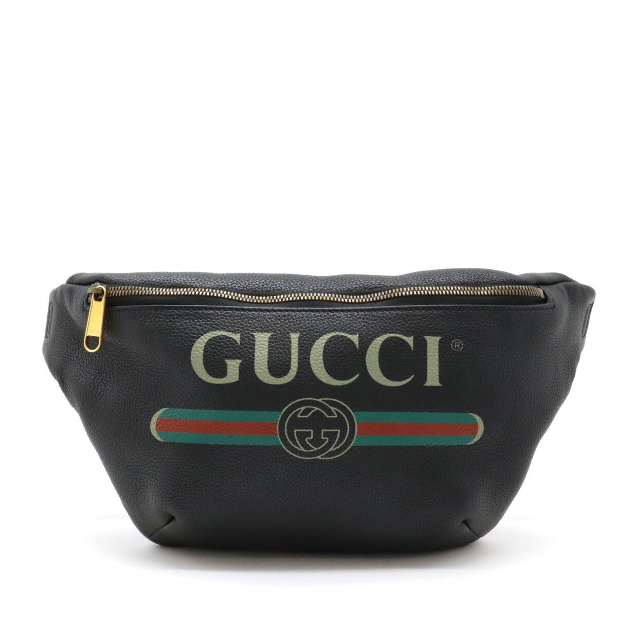 Gucci Leather Print Belt Bag Waist Pouch 530412 in Great Condition