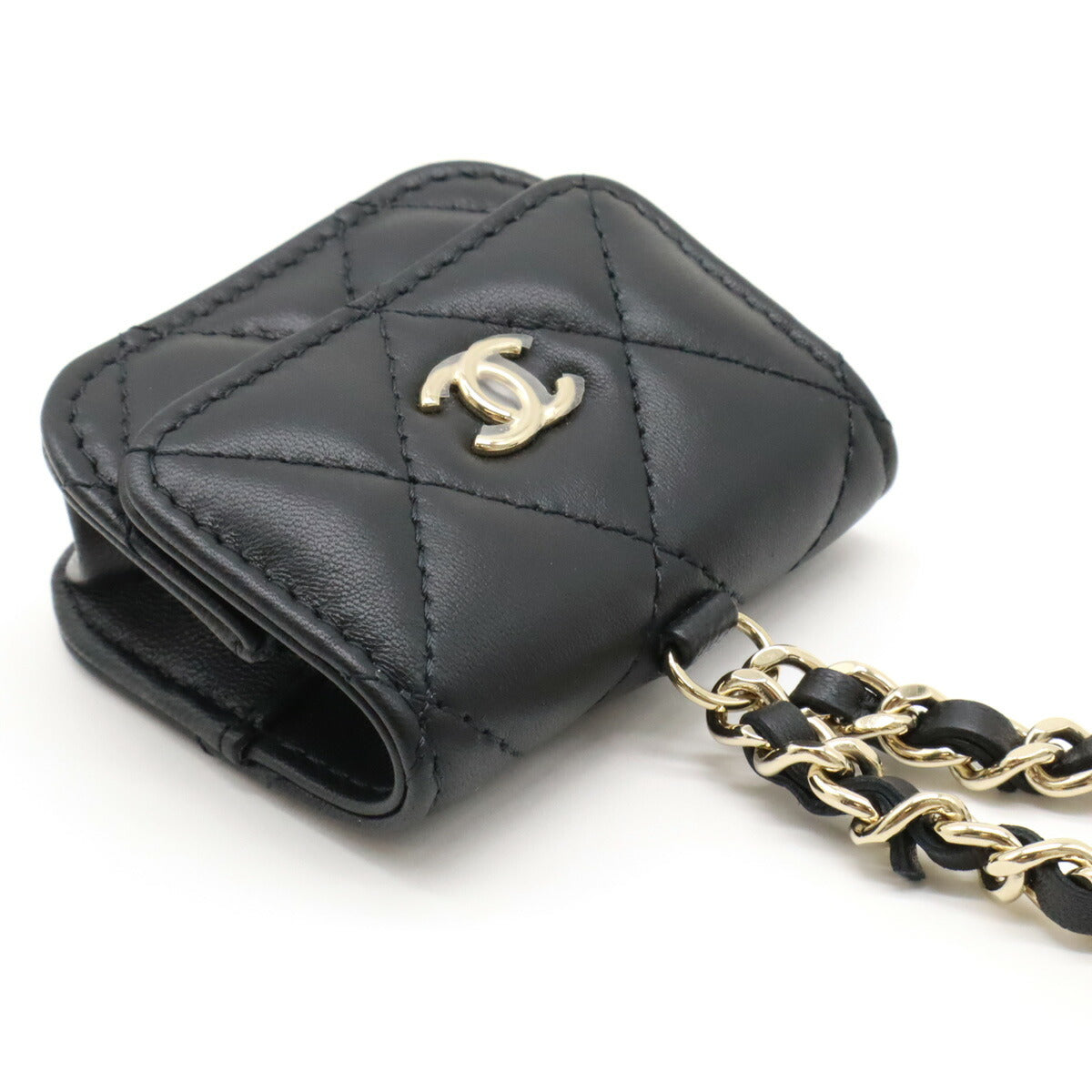 Chanel Leather Mini Matelasse Pouch