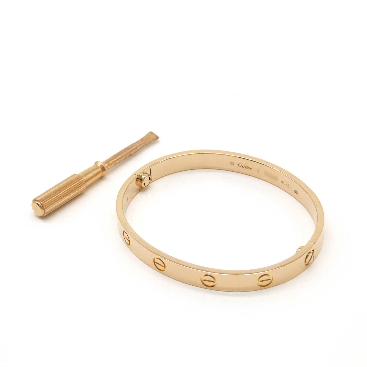 Cartier LOVE Bracelet Bangle Pink Gold