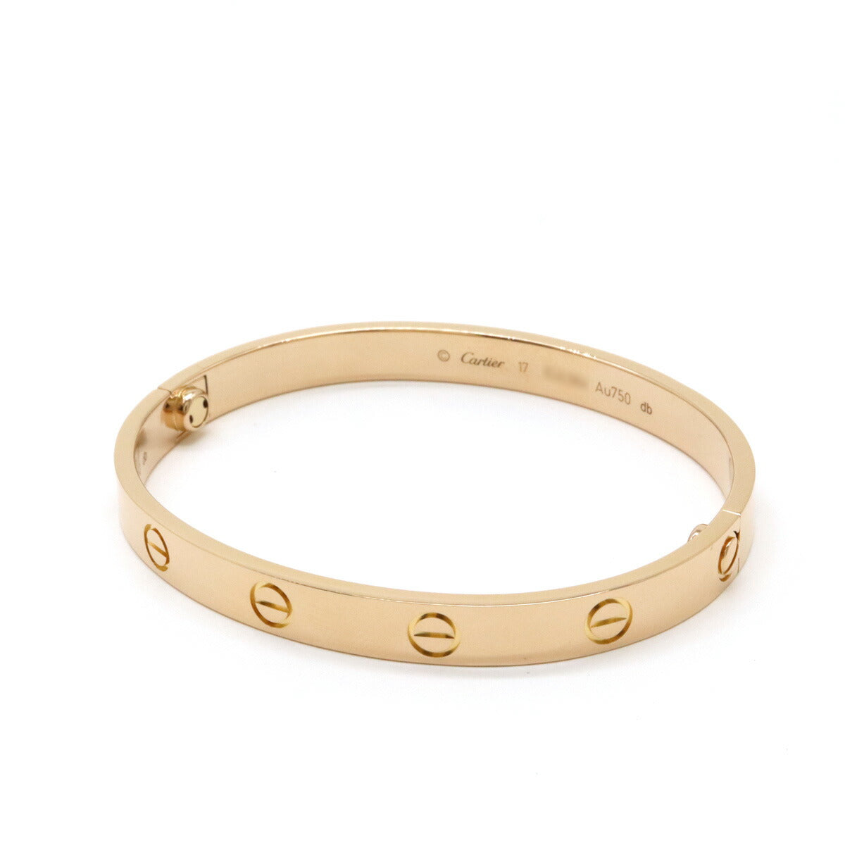 Cartier LOVE Bracelet Bangle Pink Gold