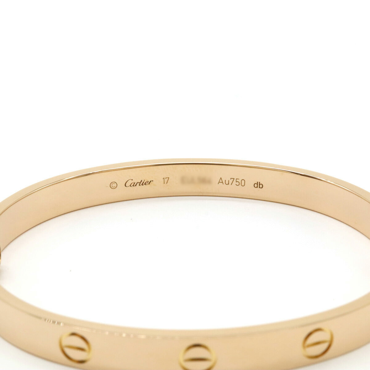 Cartier LOVE Bracelet Bangle Pink Gold