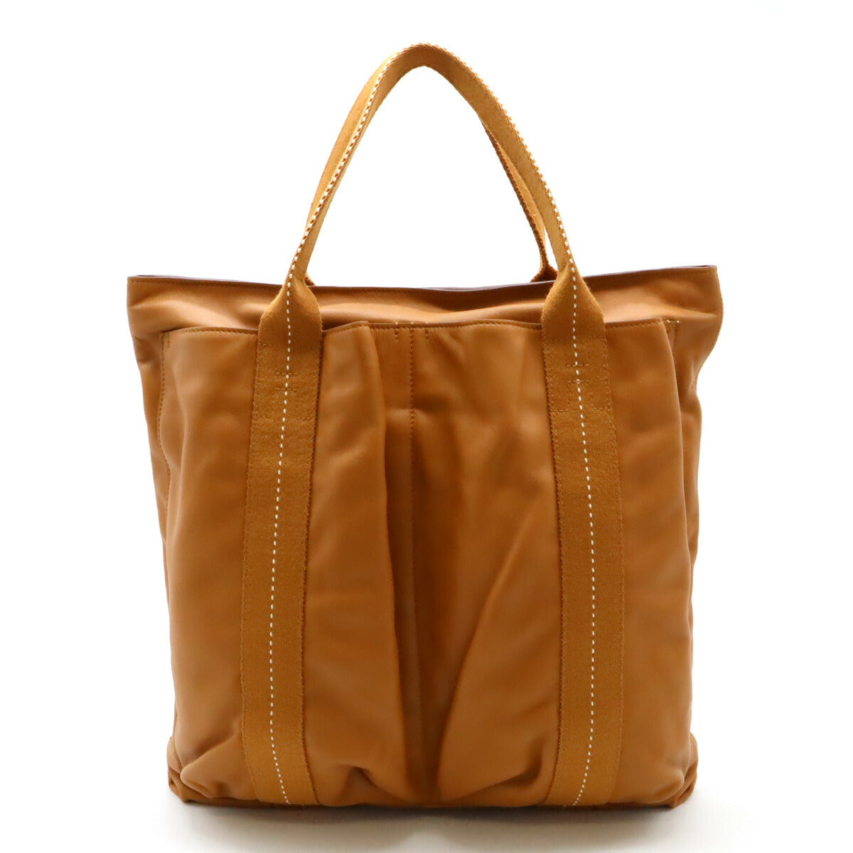 Hermes Leather Caravan Vertical MM Tote Bag