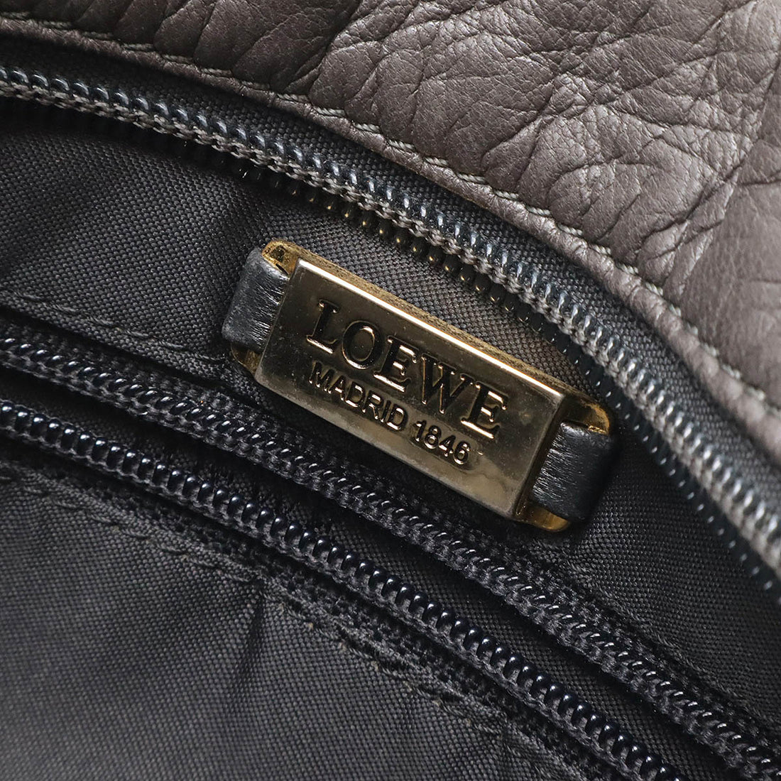 Loewe Anagram Nappa Leather Shoulder Bag