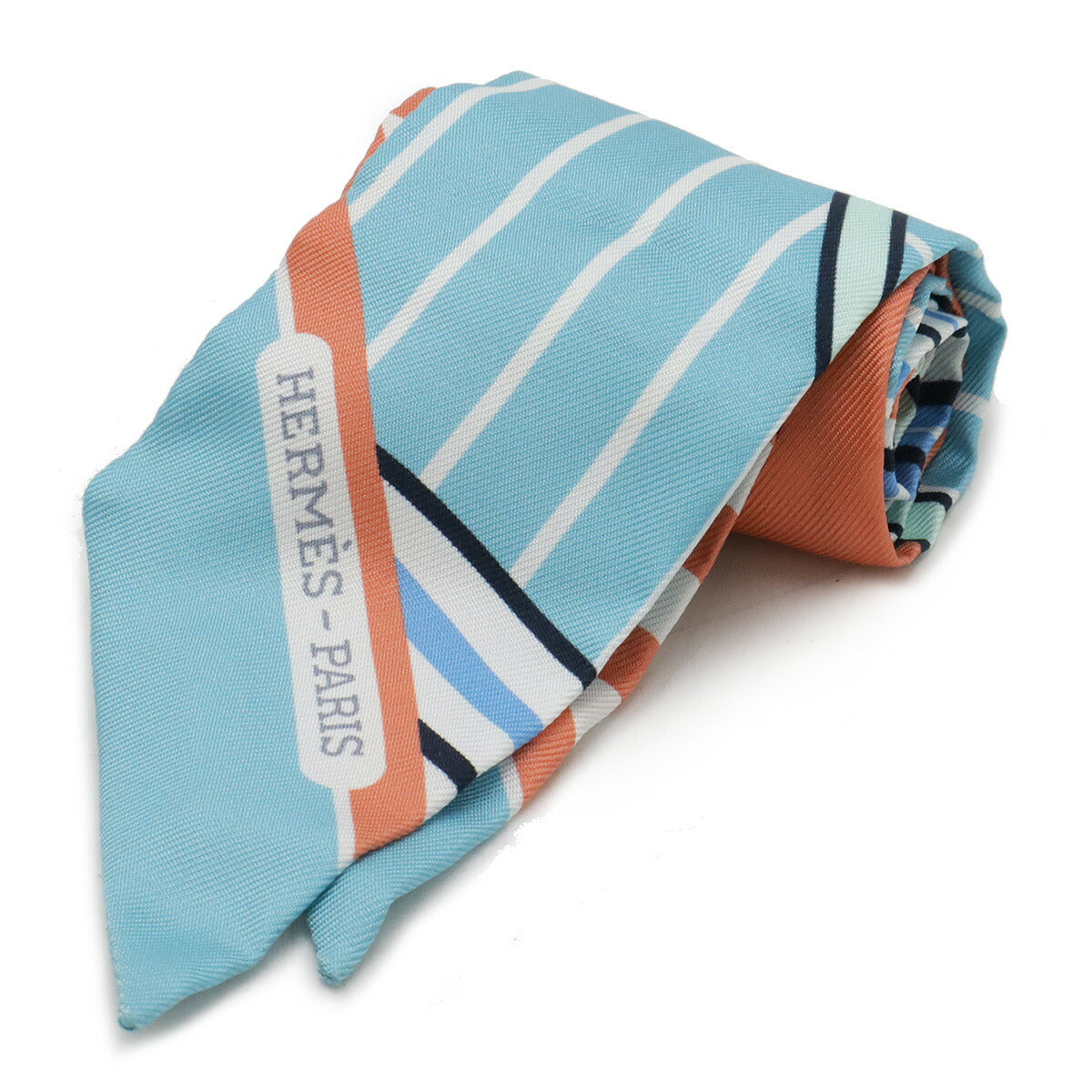 Hermes Silk Twilly Scarf Light Blue