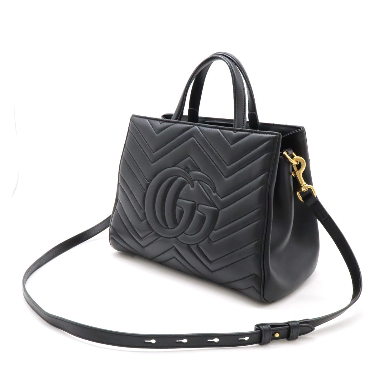 Gucci GG Marmont Quilted Leather Handbag 2WAY 448054