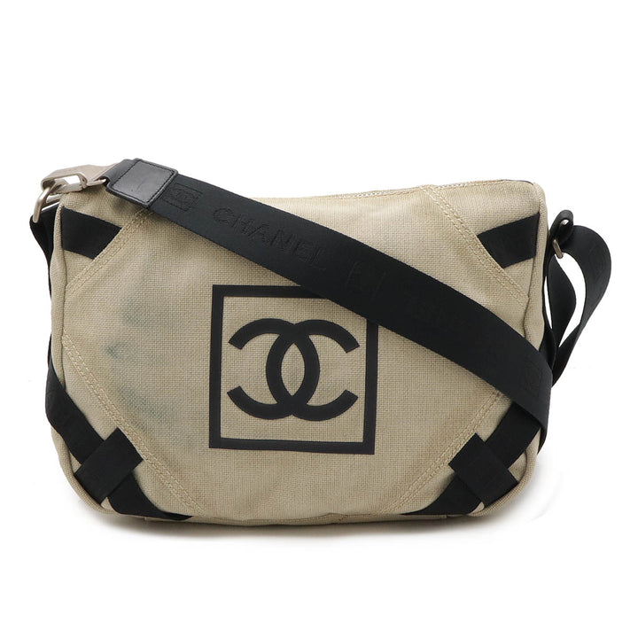 Chanel Canvas Shoulder Bag Messenger