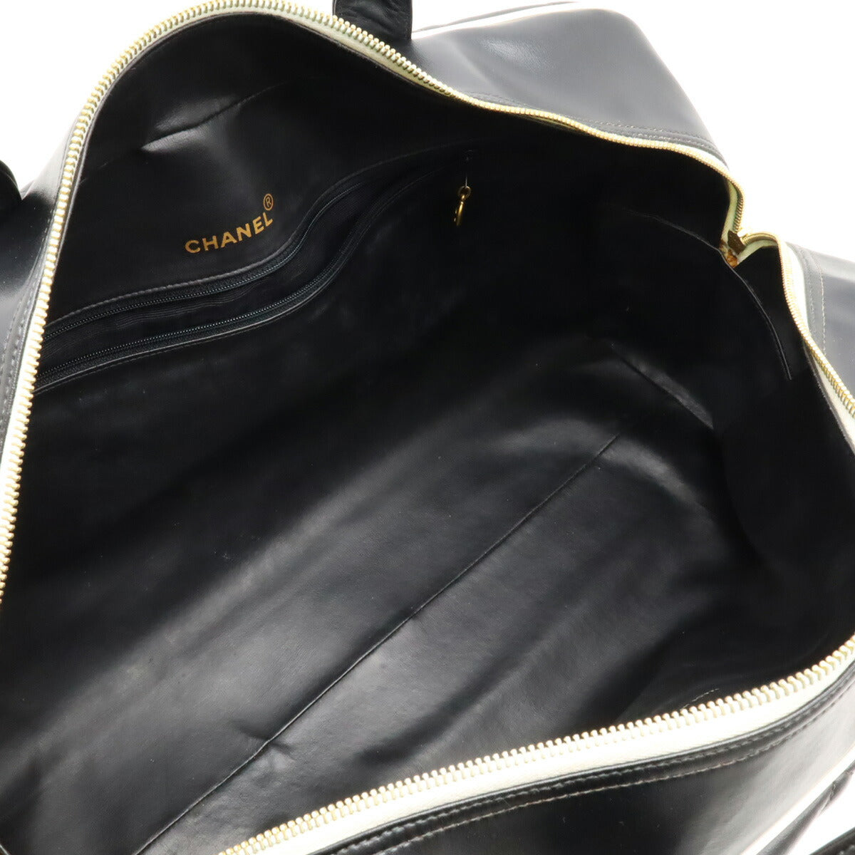 Chanel Leather Matelasse Bowling Bag