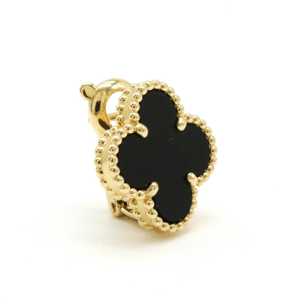 Van Cleef & Arpels Vintage Alhambra Onyx Earring