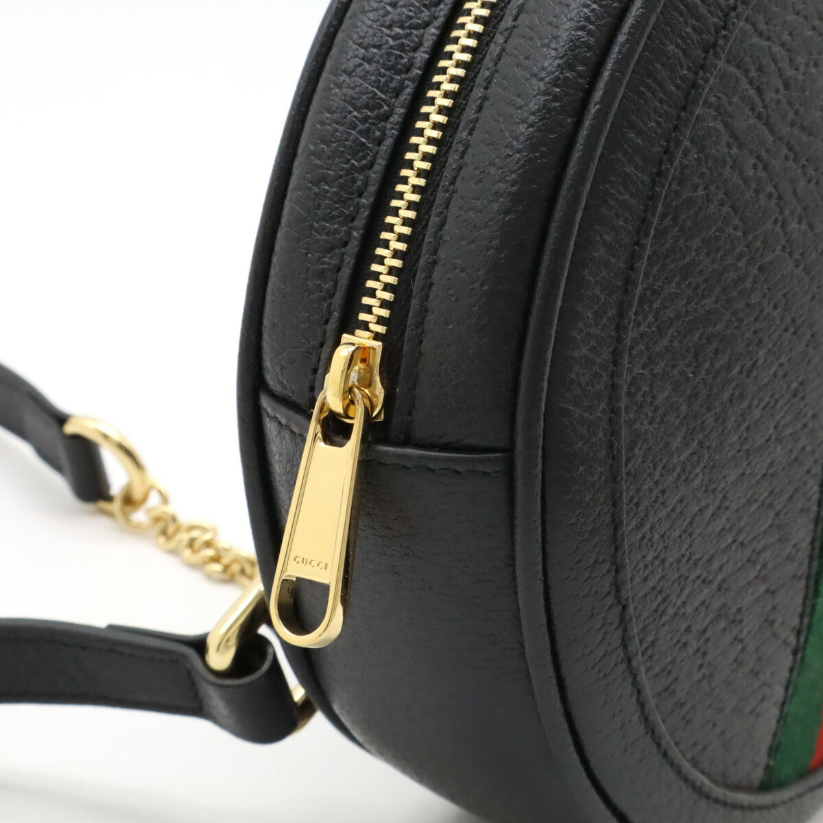 Gucci Leather Ophidia GG Marmont Backpack Black