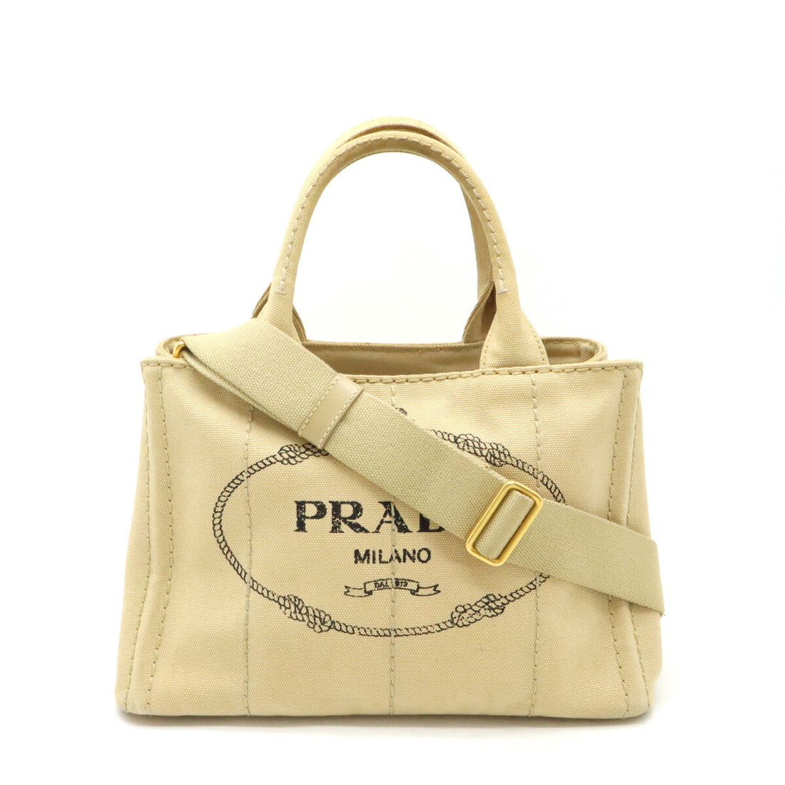 Prada CANAPA Canvas Tote Bag 1BG439