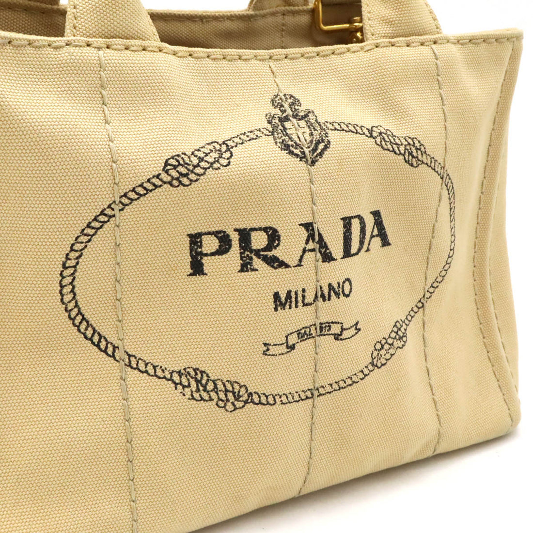 Prada CANAPA Canvas Tote Bag 1BG439