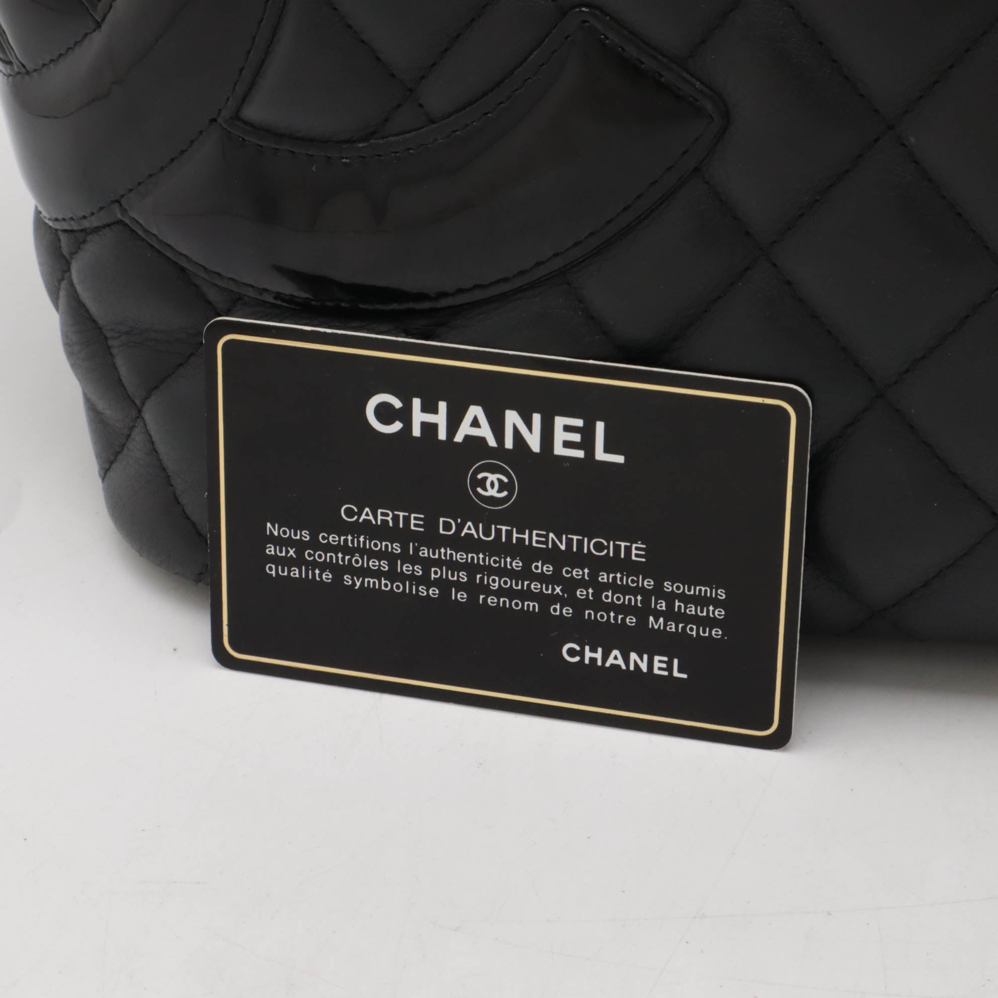 Chanel Cambon Line Coco Mark Large Tote Bag