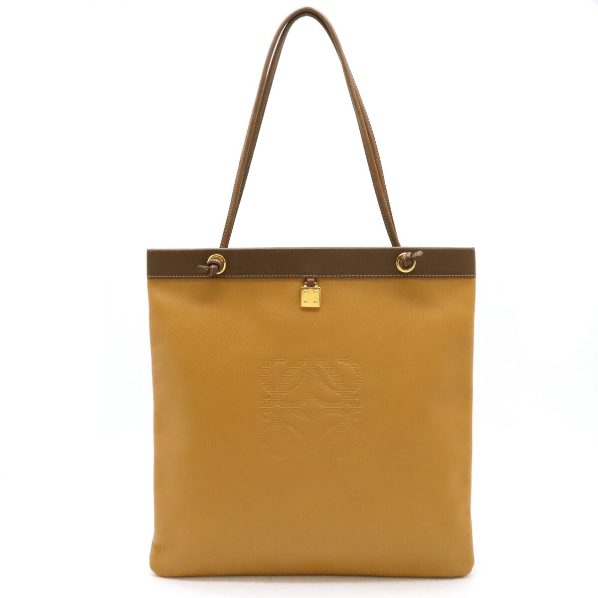 Loewe Anagram Leather Tote Bag