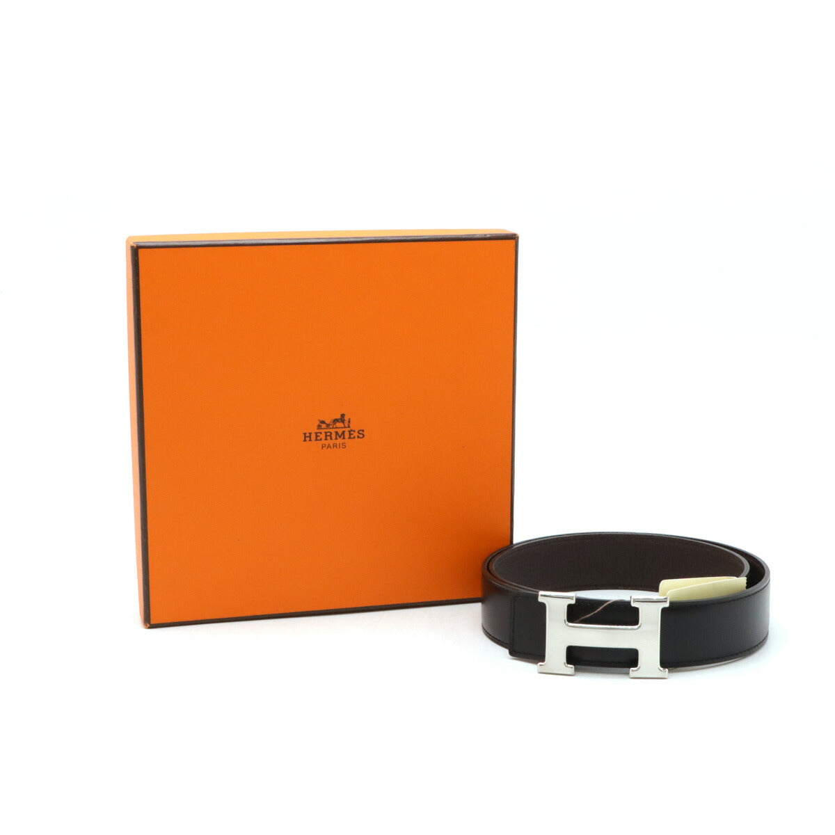 Hermes Constance H Belt Reversible Leather