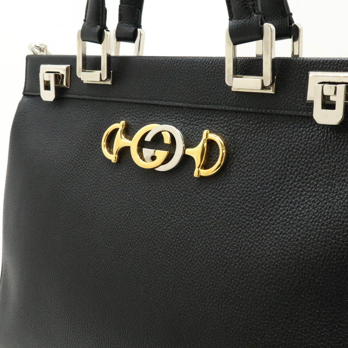 Gucci Zumi Medium Leather Top Handle Bag