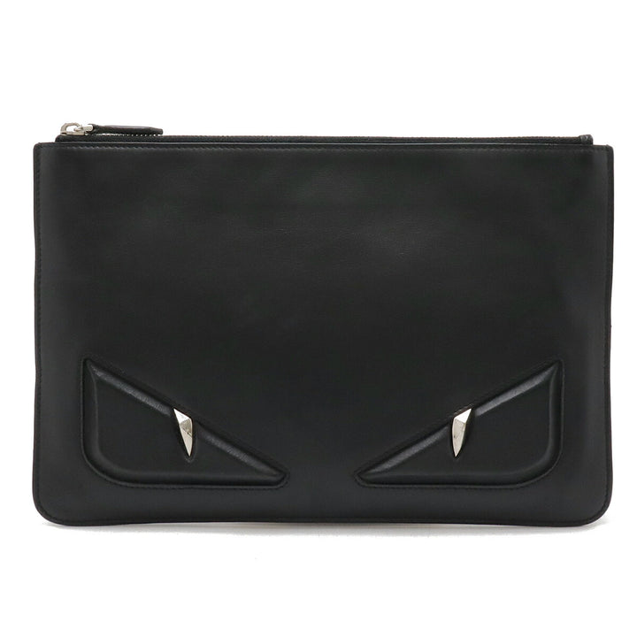 Fendi Leather Monster Clutch Bag 7N0078