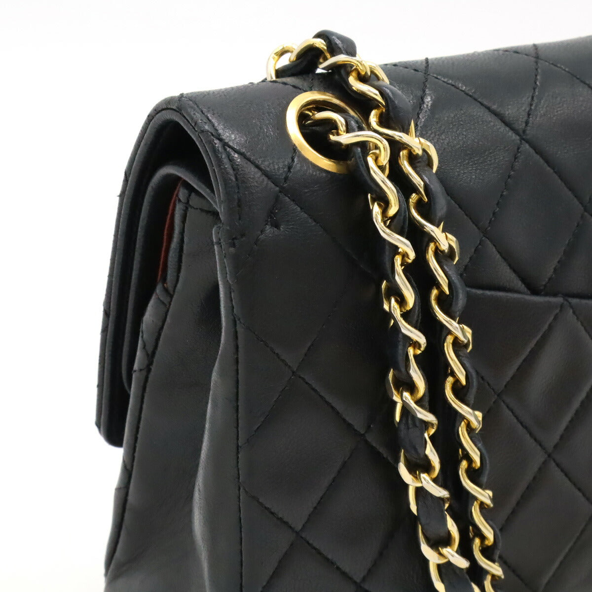 Chanel Matelasse 25 Leather Shoulder Bag Black