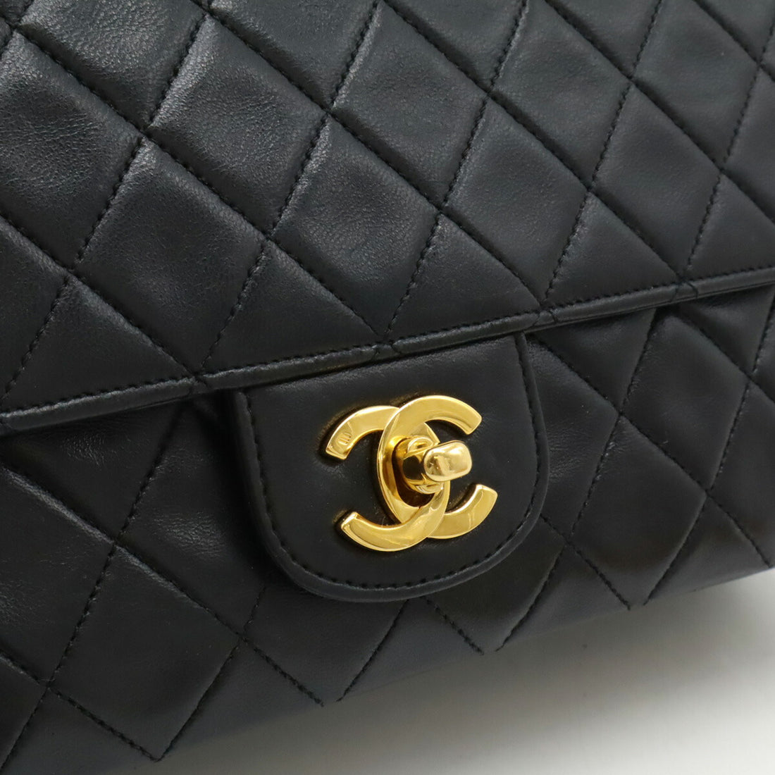 Chanel Matelasse 25 Leather Shoulder Bag Black