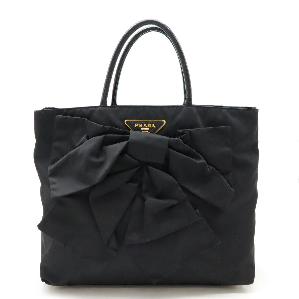 Prada Nylon Patent Leather Tote Bag BR3854