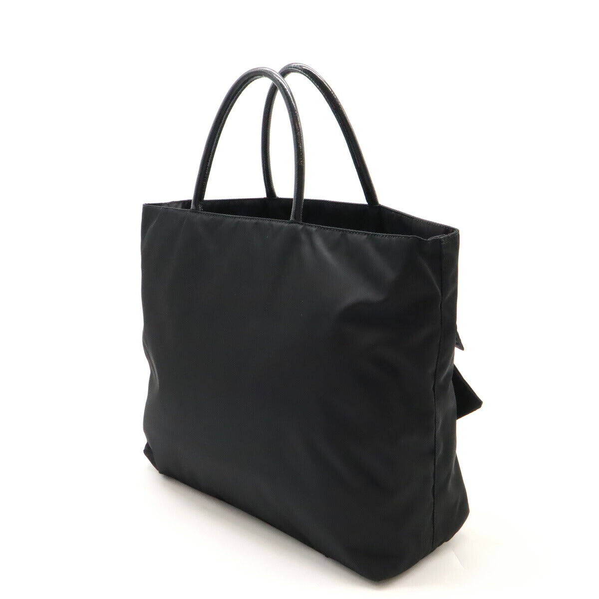 Prada Nylon Patent Leather Tote Bag BR3854