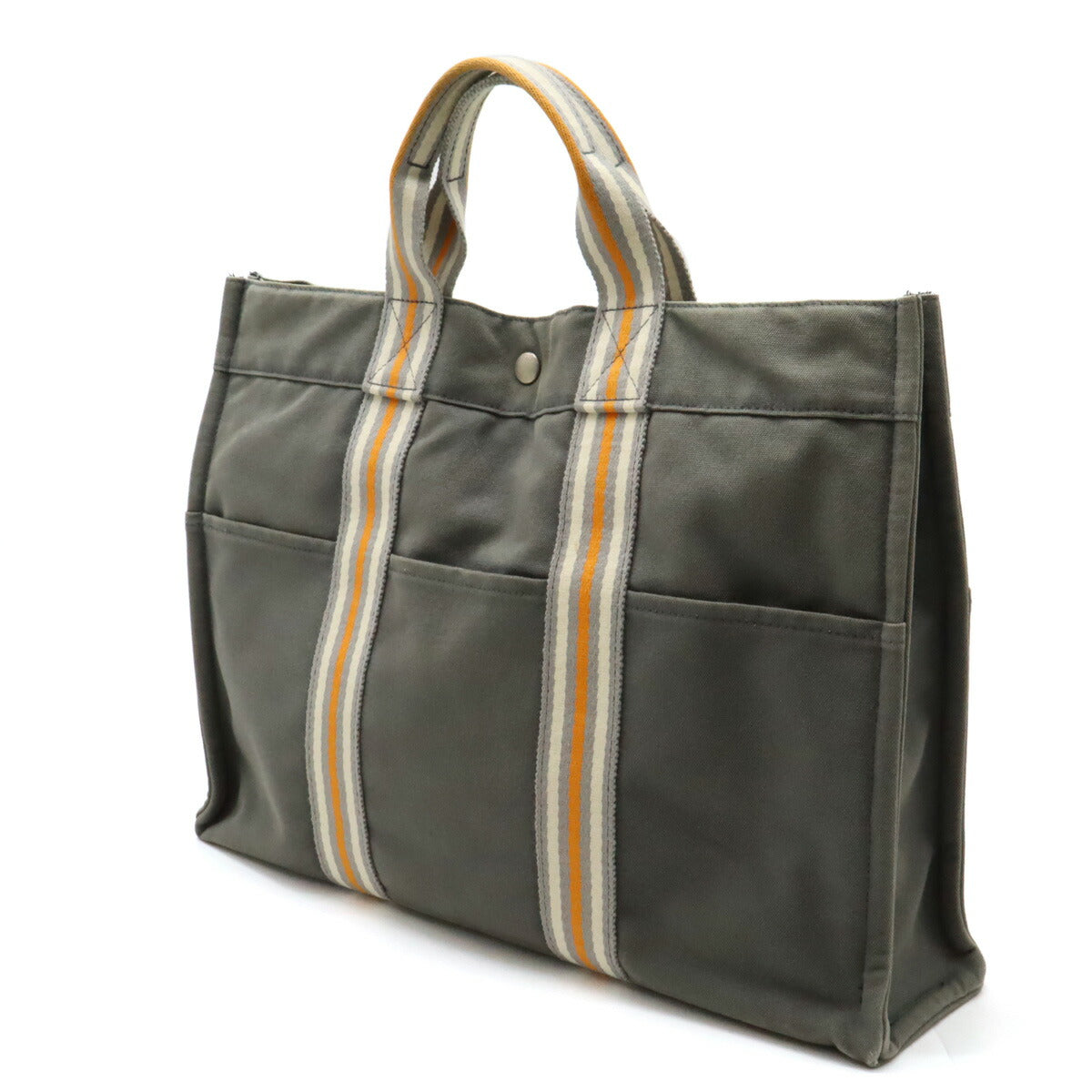 Hermes Canvas Tote Bag