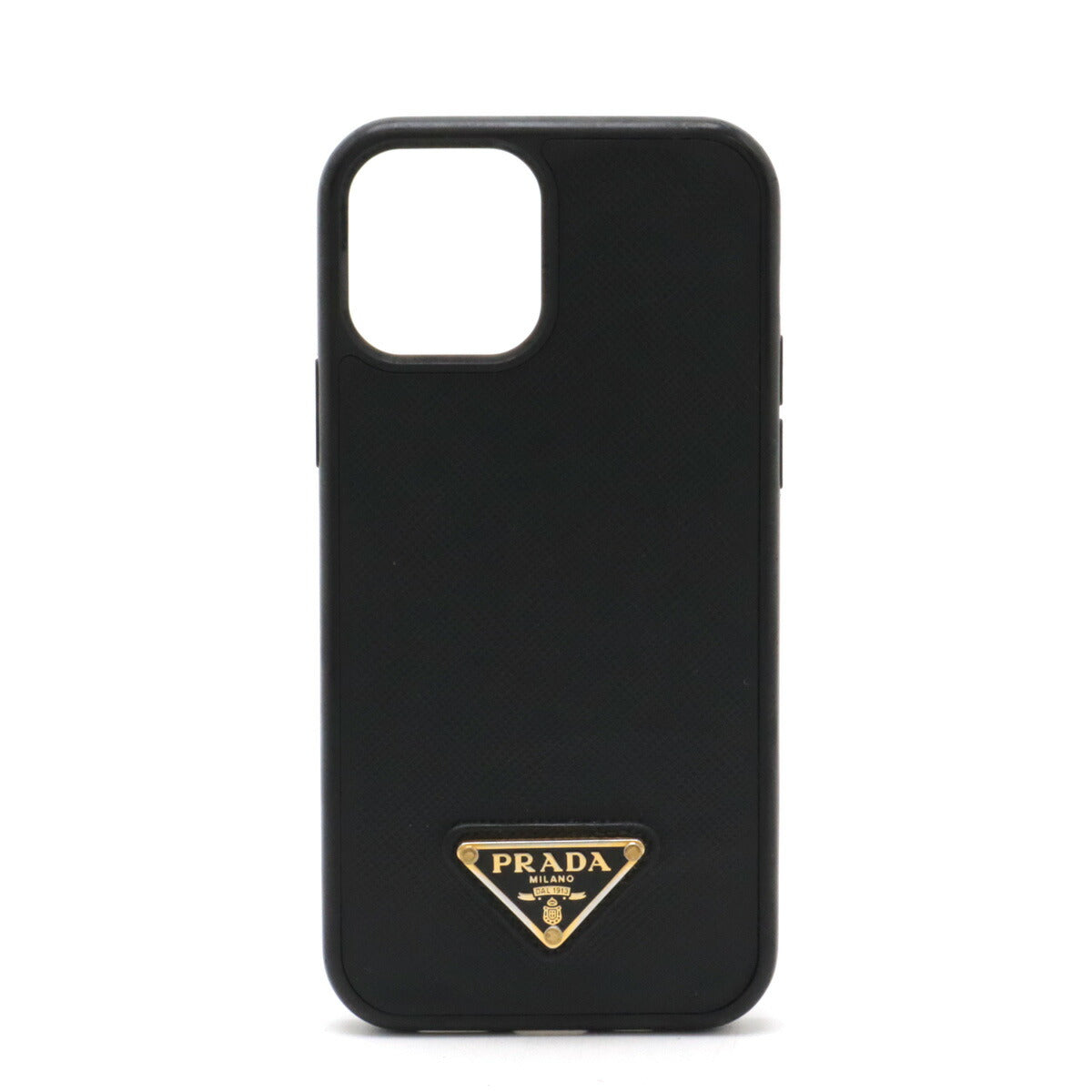 Prada Leather Triangle Logo iPhone 13 Case