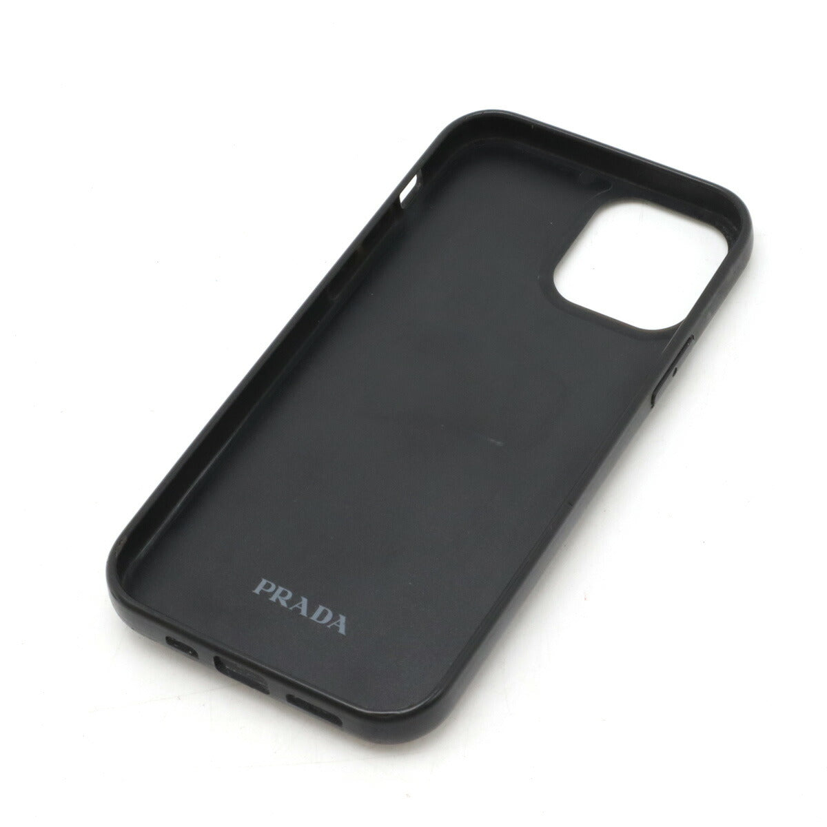 Prada Leather Triangle Logo iPhone 13 Case