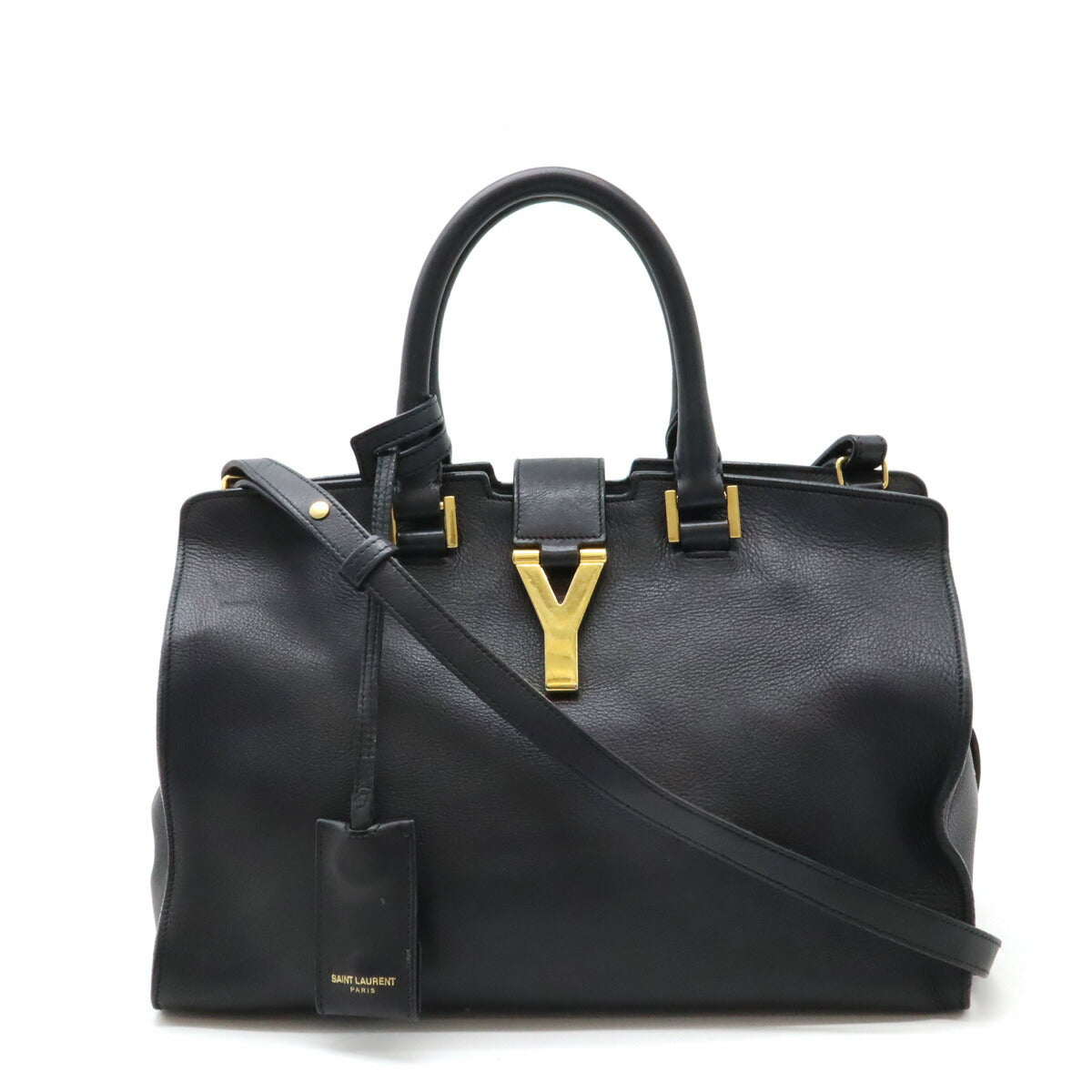 Yves Saint Laurent Leather Y Line Handbag